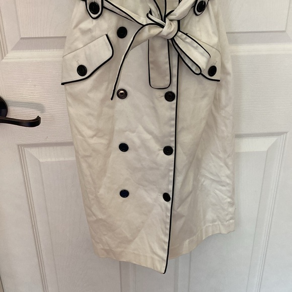 Calvin Klein Double-Breasted Trench Dress size 8 midi - Picture 4 of 14